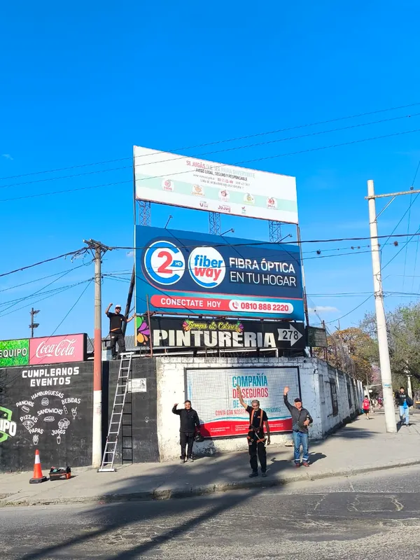 Trabajo de Cartelería realizado por RH Gráfica